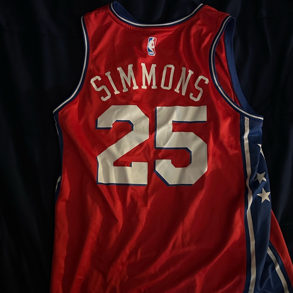 Ben Simmons #25 Philadelphia 76ers fanatics jersey